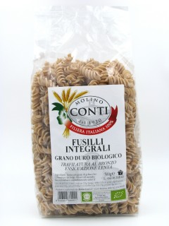 Fusilli integrali di grano duro bio