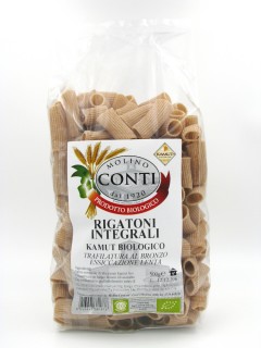 Rigatoni integrali di kamut bio